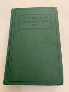1931 Yearbook Of The United States Department of Agriculture Hardcover - Picture 1 of 6