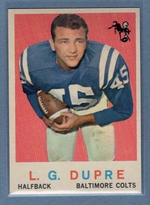1959 Topps #163 L.G. Dupre EX-MT  GO117
