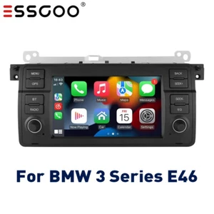 7" Android14 Carplay For BMW 3-series E46 1998-2006 Car Stereo Radio WiFi GPS BT - Picture 1 of 14