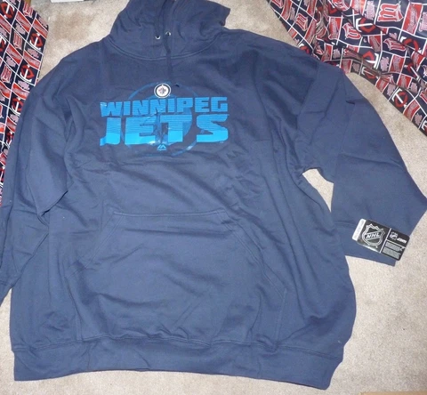 NEW NHL Winnipeg Jets Hoodie Hooded Sweatshirt BIG & TALL 6XL Men NEW NWT Cover