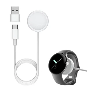 Wireless Ladegerät mit Adapter Watch Ladegerät Zubehör für Google Watch Pixel - Photo 1 sur 11