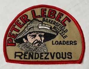 Peter Lebec Bakersfield Muzzle Loaders Rendezvous Sew On Embroidered Patch 957A - Picture 1 of 2