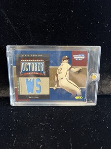 STEVE CARLTON 2004 DONRUSS WORLD SERIES OCTOBER LEGENDS JERSEY /100