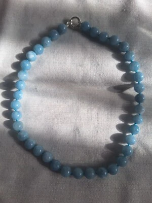 Collana acquamarina e argento - Immagine 1 di 4