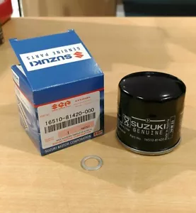 NEW Genuine Suzuki Car Oil Filter 16510-81420 SWIFT SPLASH BALENO FREE WASHER - Picture 1 of 2