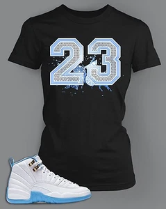 Damen-T-Shirt passend zu Air Jordan 12 Melo Schuhgrößen Small bis 3XL - Bild 1 von 1