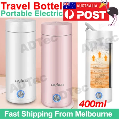Portable Electric Kettles 400ml Hot Water Tea Coffee Heater Travel Thermal Cups - image 1 of 4