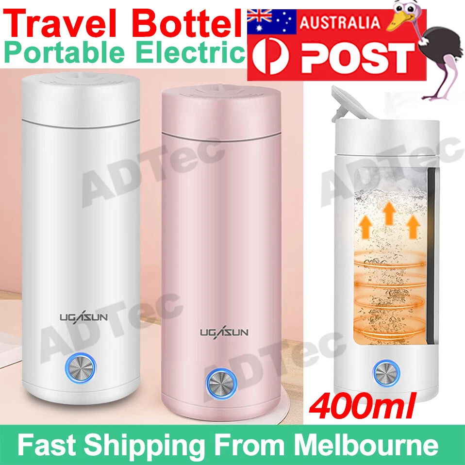 Portable Electric Kettles 400ml Thermal Cup Hot Water Tea Coffee Heater Travel - image 1 of 4