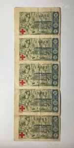 Hoja con 10 décimos de Lotería Nacional de 1963 Sorteo 7 COLUMPIO – Cruz Roja - Imagen 1 de 8