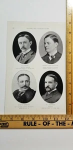 Notable St. Louis Men of 1900 Photos INSURANCE MEN Rinaman Gaty Gardiner Reid B8 - Picture 1 of 3