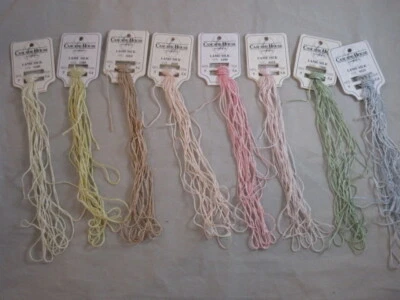 Cascade House Lame Silk Lot of 8 Assorted Colors 5.6 yards  NEW           C153 - Image 1 of 3
