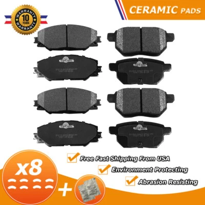 Pastillas de freno delanteras y traseras de cerámica para Toyota Corolla Matrix Pontiac Vibe Scion Foto 1 de 4