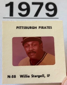 WILLIE STARGELL 1979 MLB BASEBALL TV MEDIA SLIDE PITTSBURGH PIRATES - Picture 1 of 4