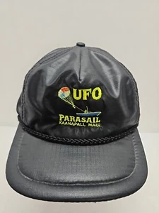 Vintage UFO Hat Parasail Kaanapall Maui Black Rope - Picture 1 of 8