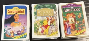 1995 McDonalds Walt Disney Masterpiece Collection Happy Meal VHS Toys Lot of 3 - Picture 1 of 6