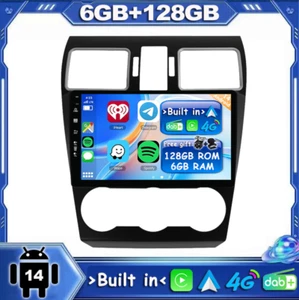 DAB+ Für Subaru Forester/XV/WRX 2015-2018 Autoradio Android 14 Navi CarPlay HDMI - Bild 1 von 19