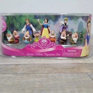 Juego de estatuillas y adorno de pastel Disney Snow White Dwarfs 2008 nuevo y sellado de fábrica - Imagen 1 de 7