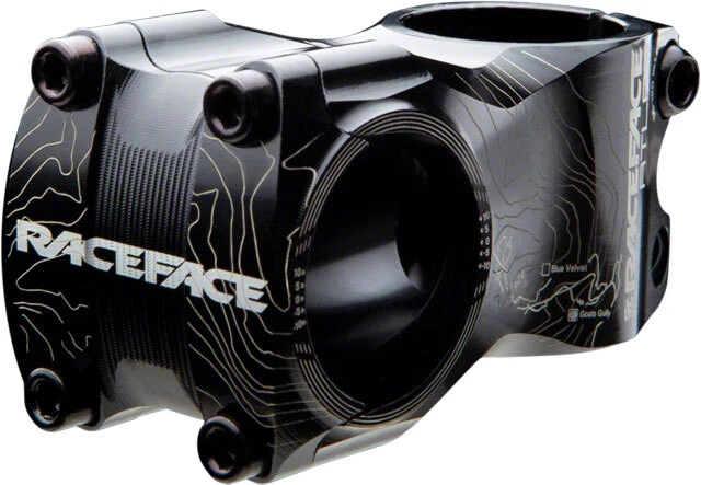 RaceFace Atlas Stem - 50mm, 31.8 Clamp, +/-0, 1 1/8", Aluminum, Black - Image 1 of 1