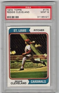 1974 TOPPS #175 REGGIE CLEVELAND CARDINALS PSA 9 SET BREAK !! - Picture 1 of 2