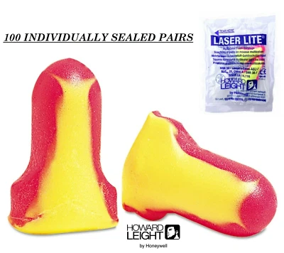 100 PR. Tapones para los oídos desechables sin cable ayuda para dormir reducción de ruido NRR 32 Foto 1 de 4