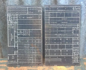 2 x Vintage IBM Mainframe Computer Plugboards - Bild 1 von 6