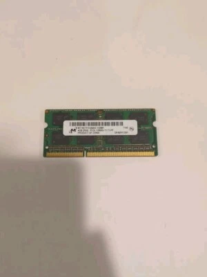 Micron MT16KTF51264HZ-1G6M1 PC3-12800 DDR3 1600MHz 4GB RAM Memory - Image 1 of 3