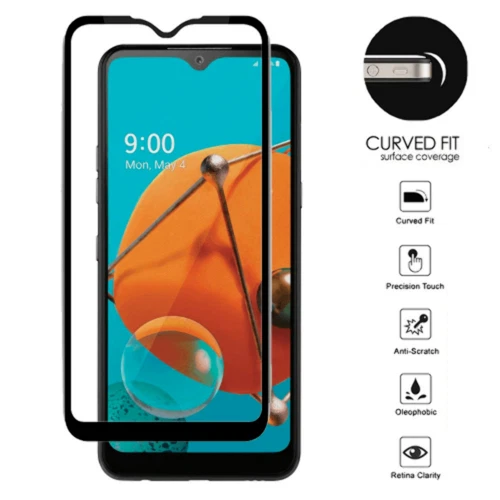 2x For LG K51 /LG Reflect 5D Full Cover Tempered Glass Screen Protector - Image 1 of 1