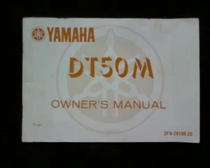 Yamaha DT50, DT50M, Original Factory OWNERS MANUAL - Picture 1 of 5