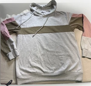 Felpa con cappuccio Truth Substance Common Sense Large grigio, marrone, rosa Hype Y2K - Foto 1 di 8