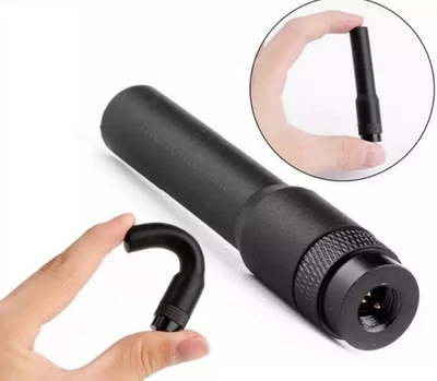 SF20 SMA Male Small Flexible Stubby Radio Antenna VHF & UHF Dual Band Aerial - Image 1 of 4