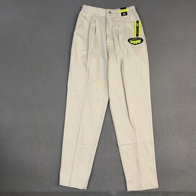 Pantalones caqui Lee Feel Good para mujer talla 8 Beige Recto plisado Cintura cómoda NWT Foto 1 de 4
