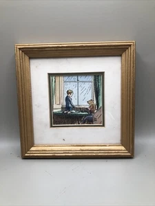 Obra de arte enmarcada Winnie The Pooh Mat - Imagen 1 de 5