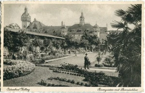 AK Ostseebad KOLBERG /KOLOBRZEG /Pommern Rosengarten mit Strandschloß 1934 - Picture 1 of 1
