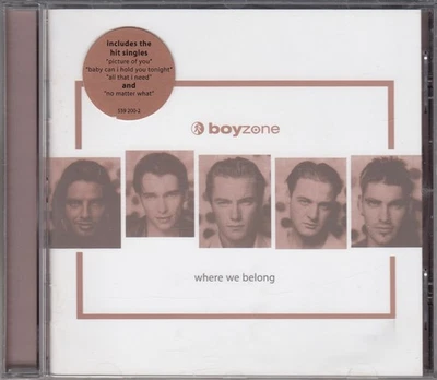 BOYZONE Where We Belong CD Album 1998 NEUWARE Picture Of You 90s Pop Klassiker ! - Bild 1 von 4