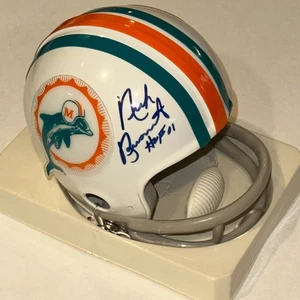 NICK BUONICONTI Signed MIAMI DOLPHINS VSR4 Mini-helmet w/ PSA COA & HOF Inscrip - Picture 1 of 8