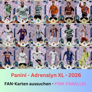 Panini FIFA 365 Adrenalyn XL 2026 - ROJO PARALELO - FAN Seleccionar favorito en ROSA - Imagen 1 de 30