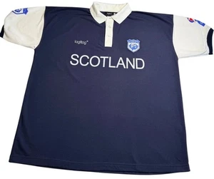 Scotland Rugby Shirt 3XL Vintage 2000 World Cup Retro Scottish Top Oversize - Picture 1 of 11