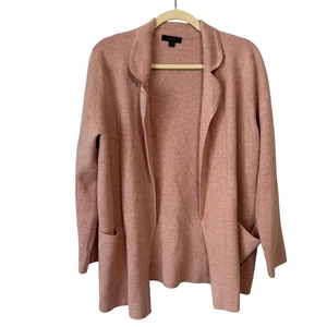 J.Crew Womens Sophie Open Front Blazer Sweater Dusty Pink Long Sleeve Size S - Picture 1 of 8