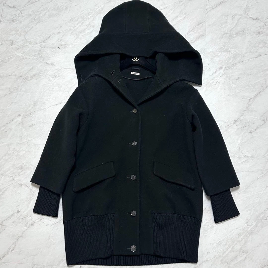 ジャケット・アウター archive MIU MIU hooded long coat MIU MIU archive long hooded coat