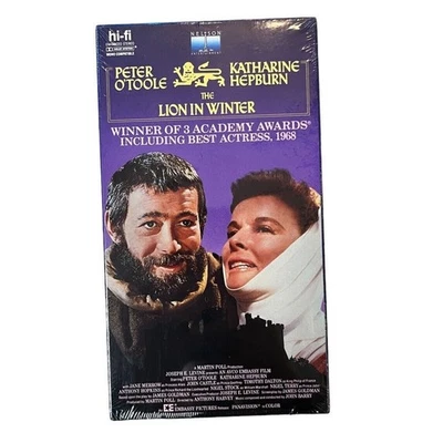 The Lion in Winter VHS Tape Movie New Sealed Rare Watermark New Line Home Video - Image 1 of 4