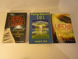 UFO  BOOK LOT  OF 3    UFO'S  GODS CHARIOTS    FLYING SAUCERS  ++TR32 - Picture 1 of 2