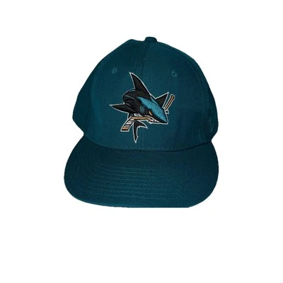 Gorra ajustada San Diego Sharks talla 7 3/8 hockey California Zephyr sombrero Foto 1 de 4