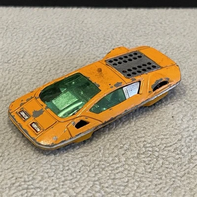 Coche fundido a presión vintage 1975 Guisval Ferrari Modulo Pininfarina - Hecho en España Foto 1 de 4