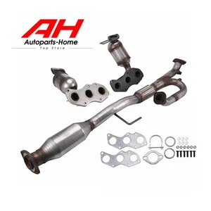 Juego de 3 convertidores catalíticos con tubo en Y para Toyota Camry 2007-2017 3,5 L V6 - Imagen 1 de 10