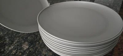Target Plastic Dinner Plates Round Gray / Grey  - Set of 12 NWT - Image 1 of 4