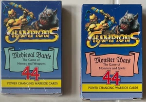 Champions Medieval Battle Power Changing Warrior Kartenspiel - Neu - SEALED mit Extras - Bild 1 von 3