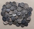 IVAN IV 1547-1584 LOT 50 COINS Silver Kopek SCALES Russian Coin ?1