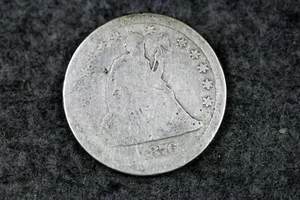 ESTATE FIND 1876 CC   Seated Liberty Quarter  #D21249 - Picture 1 of 2