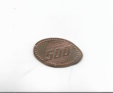 Indianapolis 500 Elongated Lincoln Penny One Cent Coin Token