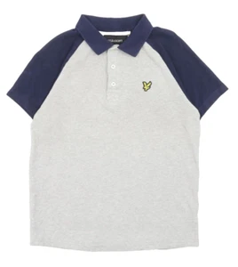 LYLE & SCOTT | Polo uomo manica corta grigio blu navy | Taglia S - Foto 1 di 2